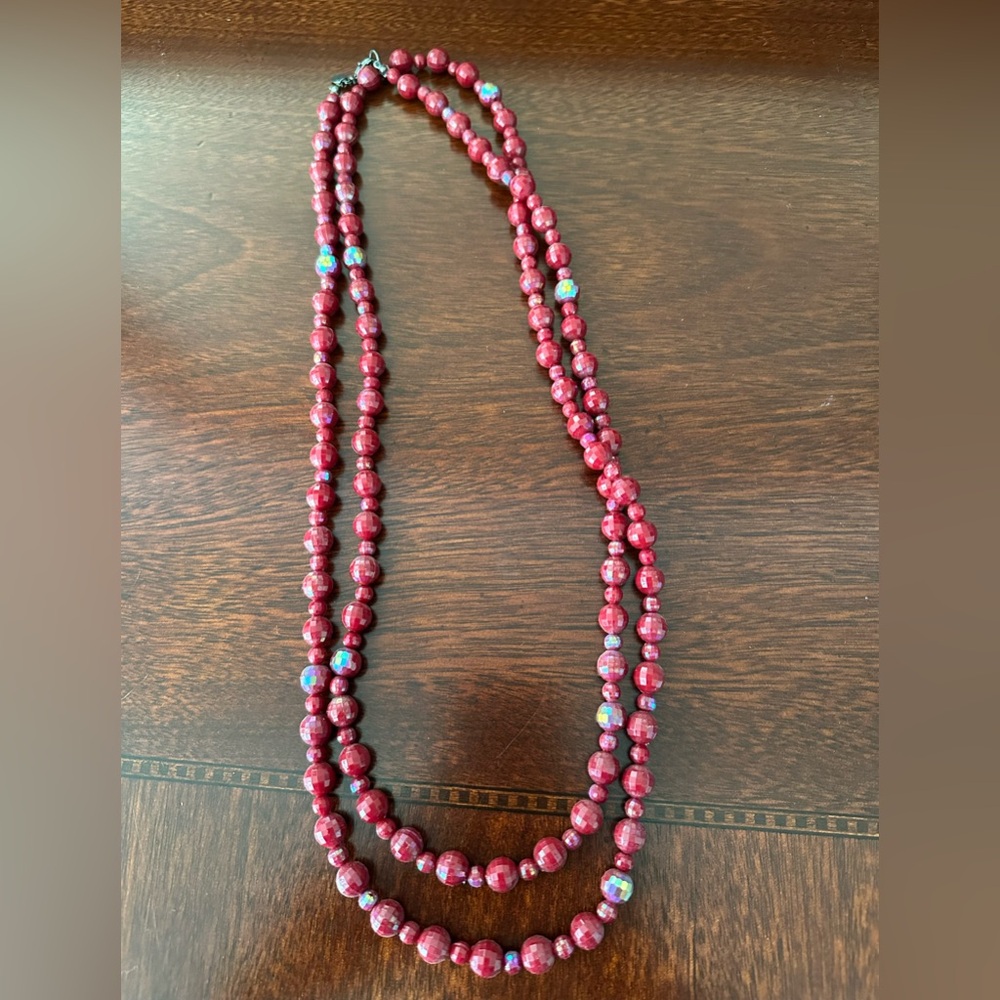 Premier Designs Scarlet Cranberry Necklace
